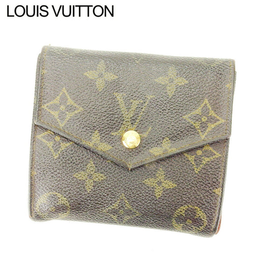 LOUIS VUITTON Bifold Wallet M61660 Brown beige gold Portonebi (old type)