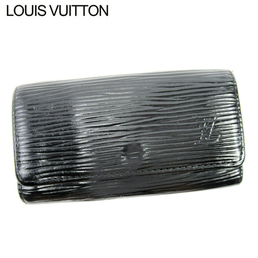 LOUIS VUITTON Key case Key holder M63822 black /Multicles4
