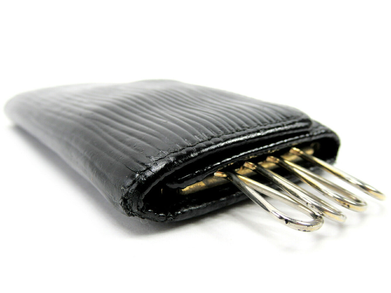 LOUIS VUITTON Key case Key holder M63822 black /Multicles4