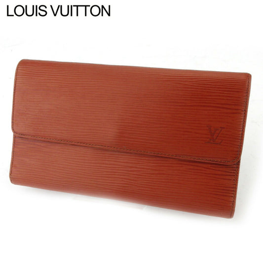 LOUIS VUITTON Long Wallet Purse M63385 Kenyan brown Porte Tresor International