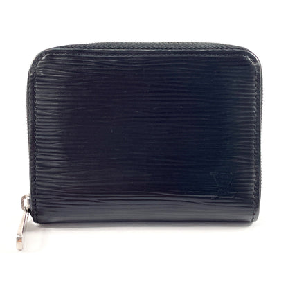 LOUIS VUITTON Coin case ‚l60152 Epi Leather black Zippy coin purse unisex Used Authentic
