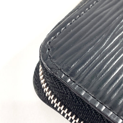 LOUIS VUITTON Coin case ‚l60152 Epi Leather black Zippy coin purse unisex Used Authentic