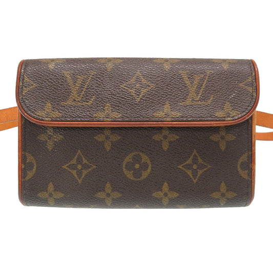 LOUIS VUITTON Waist bag M51855 Monogram canvas Brown Monogram Florentine