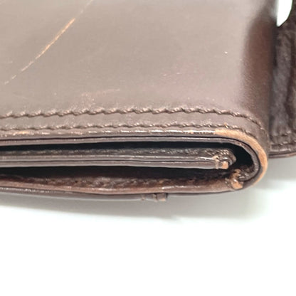 CHANEL Shoulder Bag lambskin Brown logo Sacosh