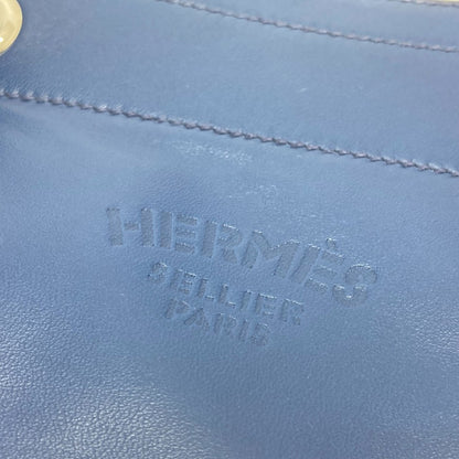 HERMES Shoulder Bag Swift blue leather Arine Mini Women Used Authentic