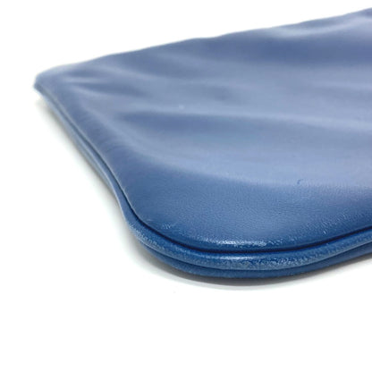 HERMES Shoulder Bag Swift blue leather Arine Mini Women Used Authentic