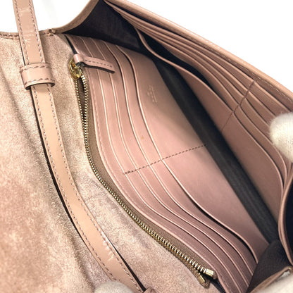 GUCCI Shoulder Bag 354086 enamel beige GG/Crossbody Gucci Nice/2WAY Women Used Authentic