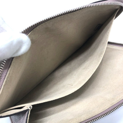 LOUIS VUITTON Clutch bag R99760 Taurillon Clemence Brown L-shaped fastener Pochette Jules PM