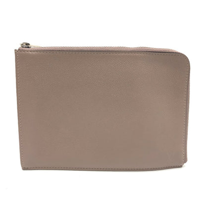 LOUIS VUITTON Clutch bag R99760 Taurillon Clemence Brown L-shaped fastener Pochette Jules PM