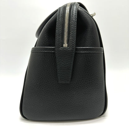 BURBERRY Boston Duffel bag leather black Shoulder bag/logo Handbag