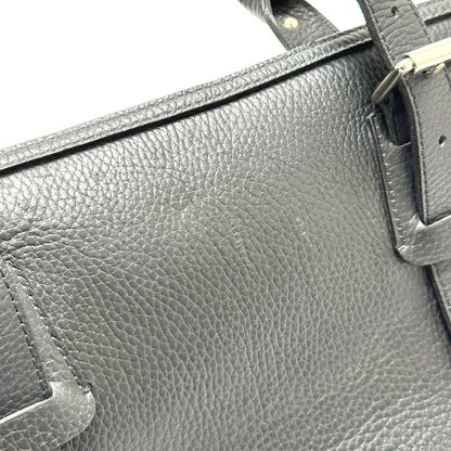 BURBERRY Boston Duffel bag leather black Shoulder bag/logo Handbag