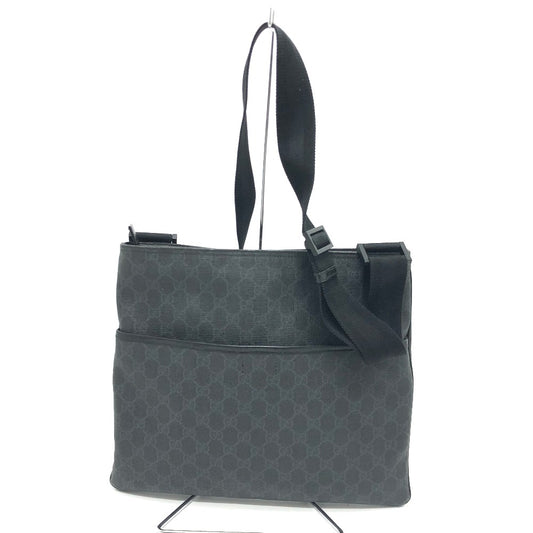 GUCCI Shoulder Bag 162904  GG Supreme Canvas black GG
