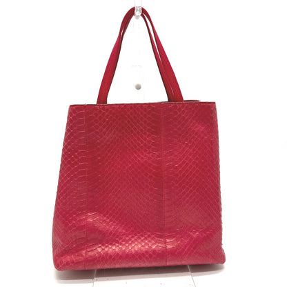 PRADA Tote Bag B8212 leather pink With logo Side logo