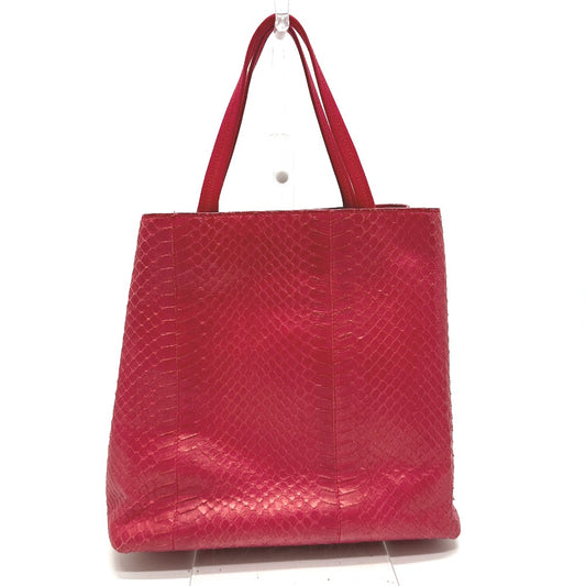 PRADA Tote Bag B8212 leather pink With logo Side logo