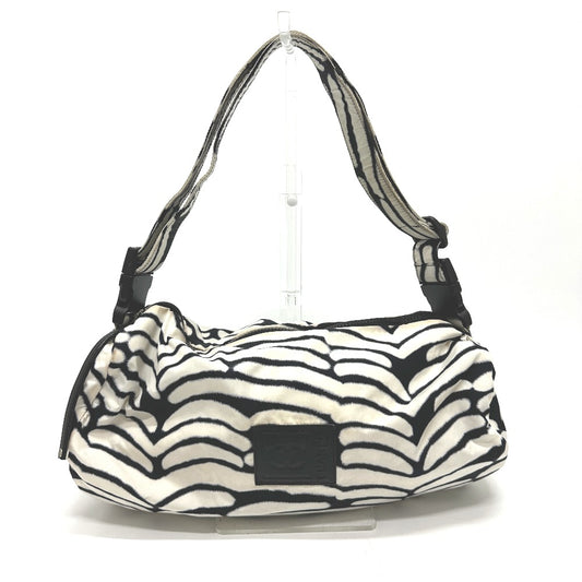 CHANEL Shoulder Bag Nylon white Sports CC COCO Mark
