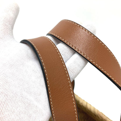 LOEWE Handbag straw leather raffia beige Shoulder Bag Tote Bag basket bag basket bag
