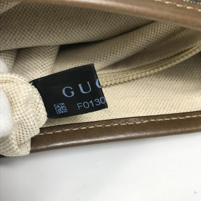 GUCCI Shoulder Bag 295679 PVC / Leather beige Crossbody bag Diamante