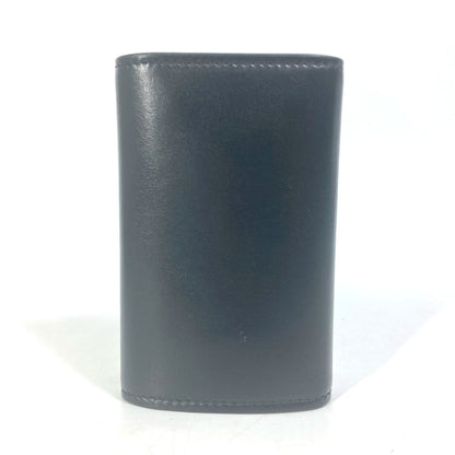GUCCI Key case Key holder  547588 leather black logo six hooks key