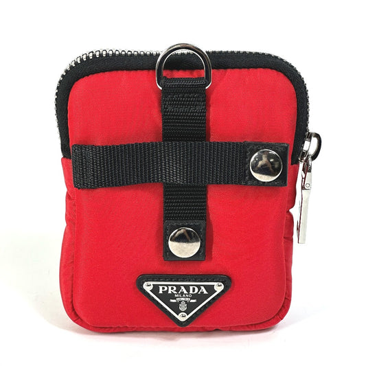 PRADA Pouch 2NA026 Nylon Red Triangle logo plate TESSUTO SOFT
