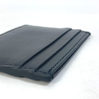 GUCCI Card Case 547596 leather black logo name card holder