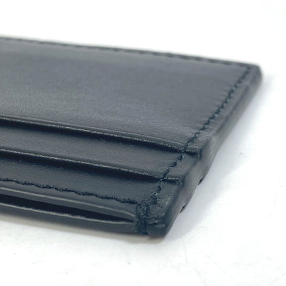 GUCCI Card Case 547596 leather black logo name card holder