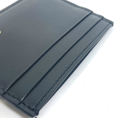 GUCCI Card Case 547596 leather black logo name card holder
