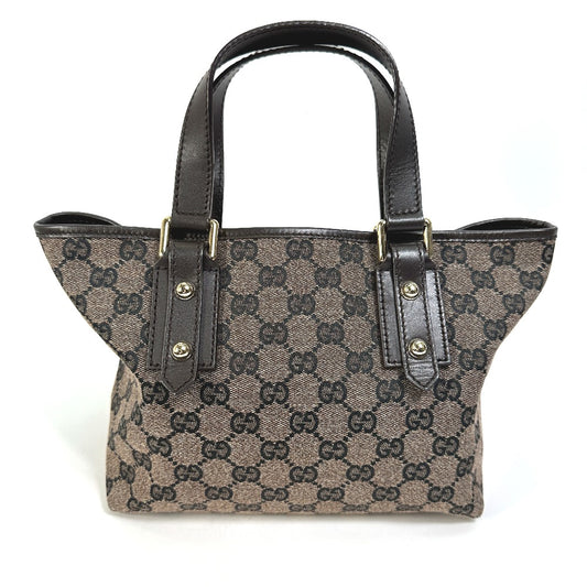GUCCI Handbag 257249 GG canvas / leather Brown GG