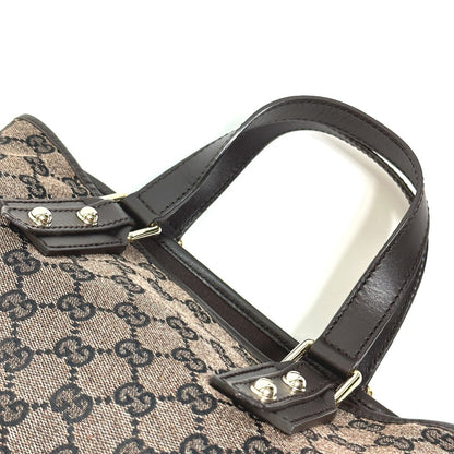 GUCCI Handbag 257249 GG canvas / leather Brown GG