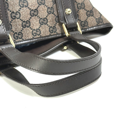 GUCCI Handbag 257249 GG canvas / leather Brown GG