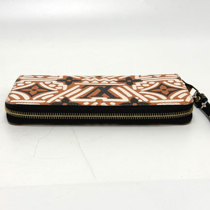 LOUIS VUITTON Long Wallet Purse M69437 Monogram canvas Brown monogram LV clafoutis Zippy wallet Women Used Authentic