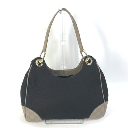 GUCCI Shoulder Bag 257265 Canvas / leather Dark Navy type GG Guccisima logo