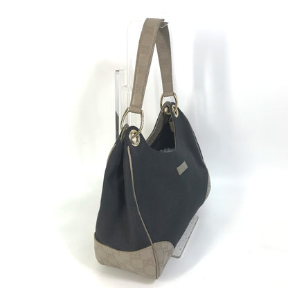GUCCI Shoulder Bag 257265 Canvas / leather Dark Navy type GG Guccisima logo