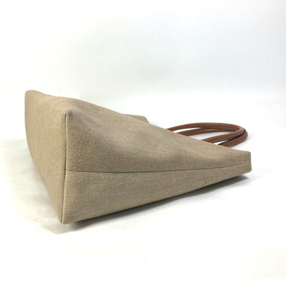 CELINE Shoulder Bag 19006 Canvas / leather Brown Shoulder Horizontal hippo Women Used Authentic