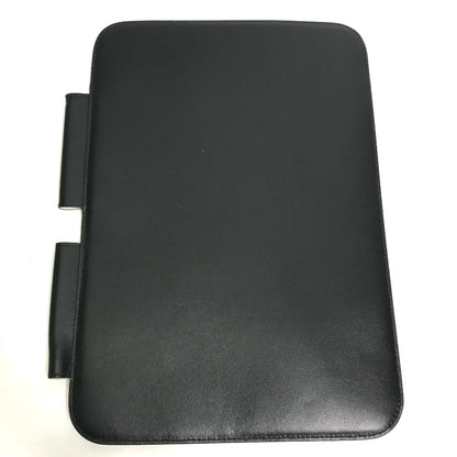 PRADA iPad case leather black By color 3D logo