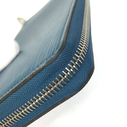 LOUIS VUITTON Long Wallet Purse M60619 Epi Leather Navy Epi Zippy Organizer