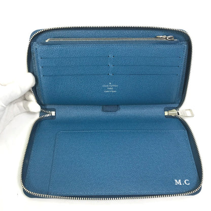 LOUIS VUITTON Long Wallet Purse M60619 Epi Leather Navy Epi Zippy Organizer