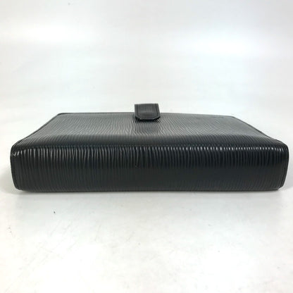 LOUIS VUITTON Notebook cover R20042 Epi Leather black Epi Agenda MM