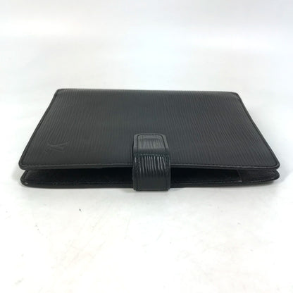 LOUIS VUITTON Notebook cover R20042 Epi Leather black Epi Agenda MM
