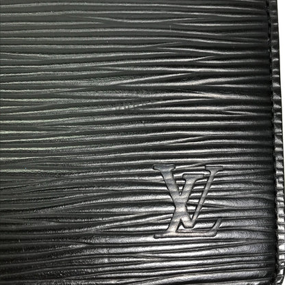 LOUIS VUITTON Notebook cover R20042 Epi Leather black Epi Agenda MM