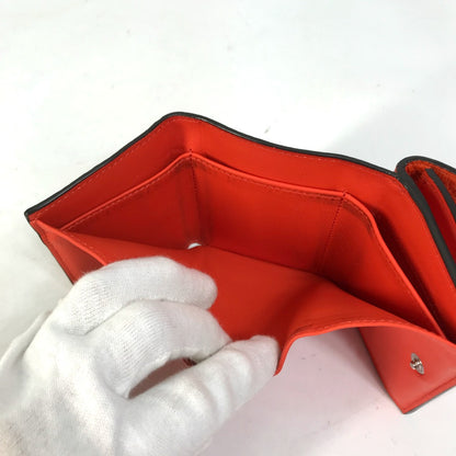 FENDI Trifold wallet 8M0426 leather Orange Peekaboo