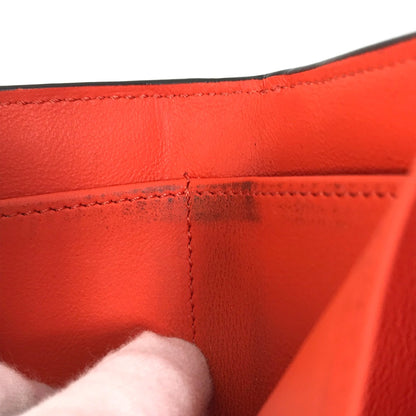 FENDI Trifold wallet 8M0426 leather Orange Peekaboo