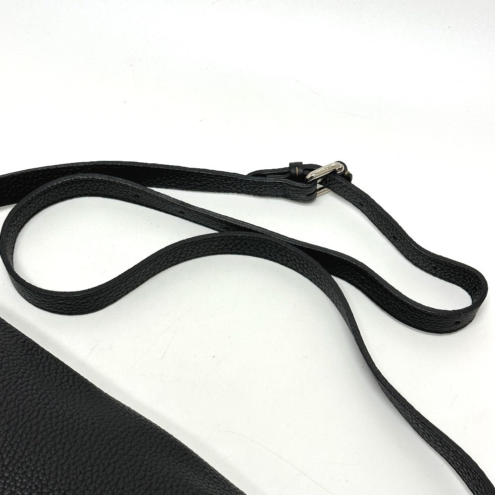 FENDI Shoulder Bag 8BT116 leather black Celeria unisex(Unisex) Used Authentic
