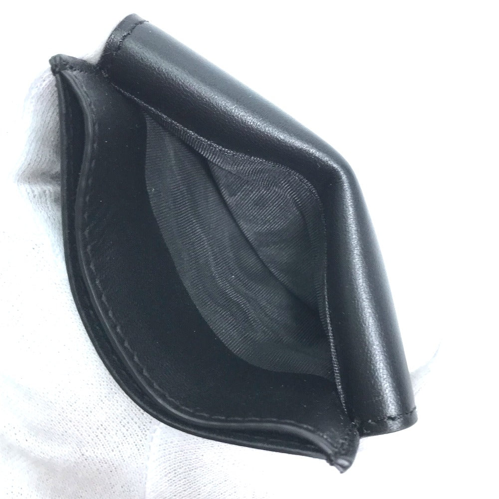 FENDI Coin case 8M0423 leather black baguette card holder