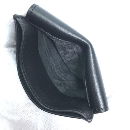 FENDI Coin case 8M0423 leather black baguette card holder