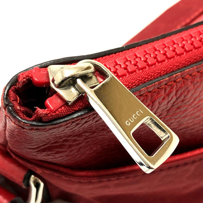 GUCCI Shoulder Bag 510342 Nylon / leather Red GG