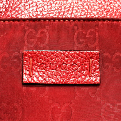 GUCCI Shoulder Bag 510342 Nylon / leather Red GG