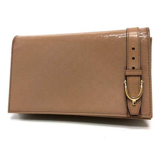 GUCCI Shoulder Bag 354086 enamel beige GG Micro Gucci Gucci Nice