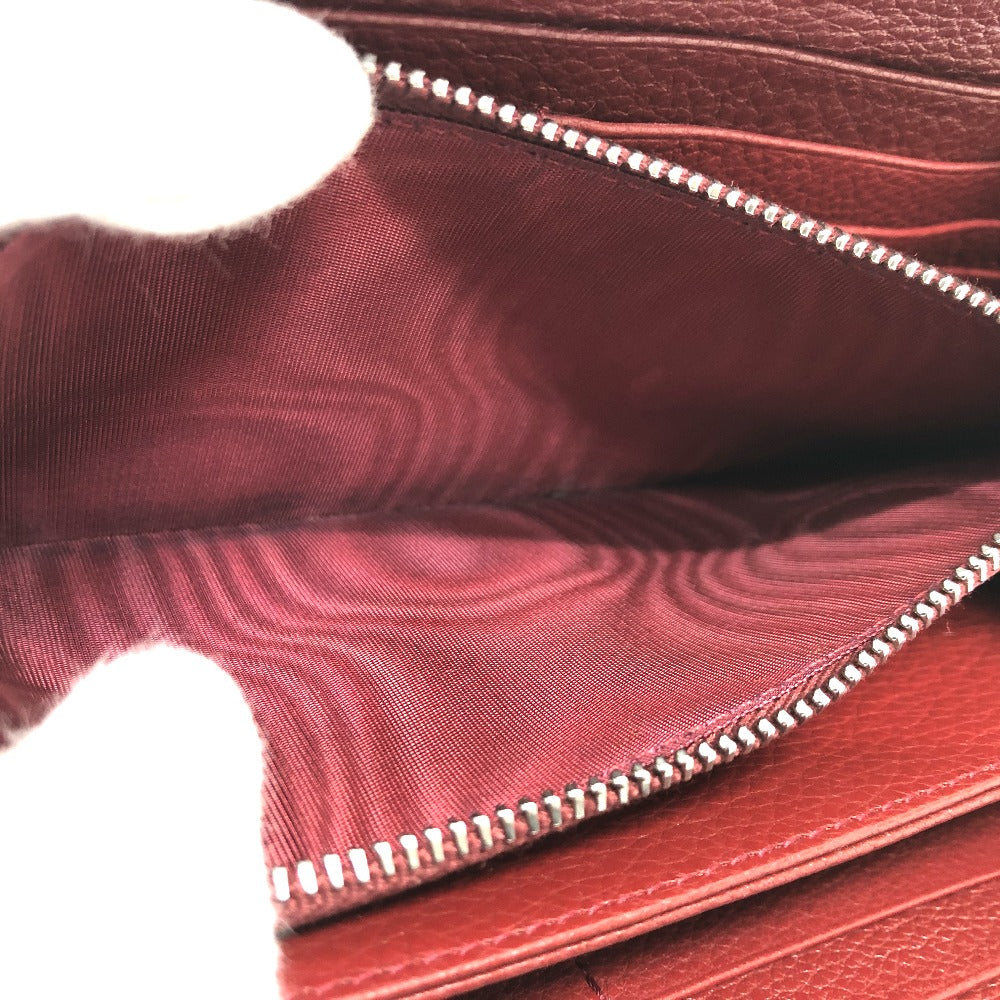 PRADA Long Wallet Purse 2ML317 leather Red type logo gradient Zip Around