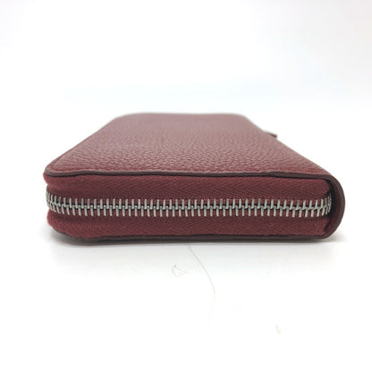 PRADA Long Wallet Purse 2ML317 leather Red type logo gradient Zip Around