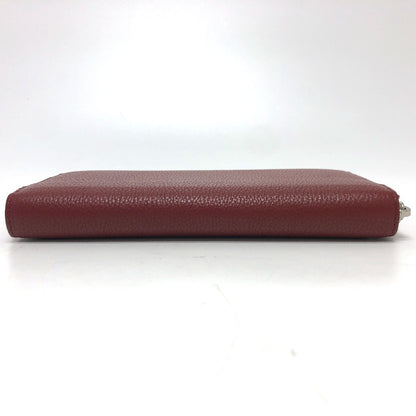 PRADA Long Wallet Purse 2ML317 leather Red type logo gradient Zip Around
